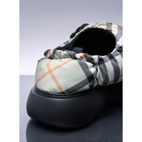 Burberry Men Check Nylon-Blend Pillow Mule - Picture 6 of 7